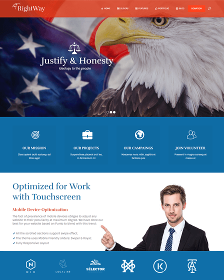 Politics WordPress Theme