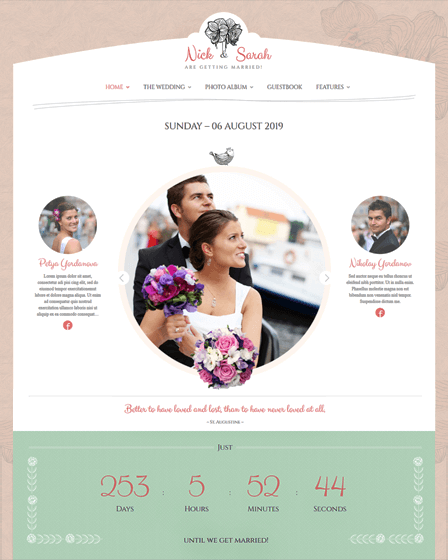 WP Wedding Theme