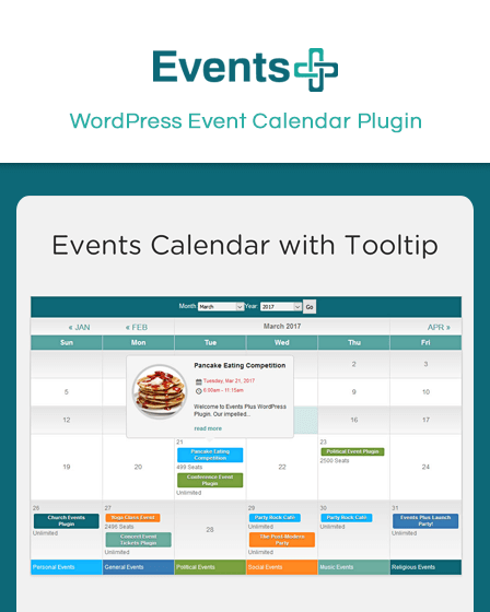 Event Calendar Plugin WordPress