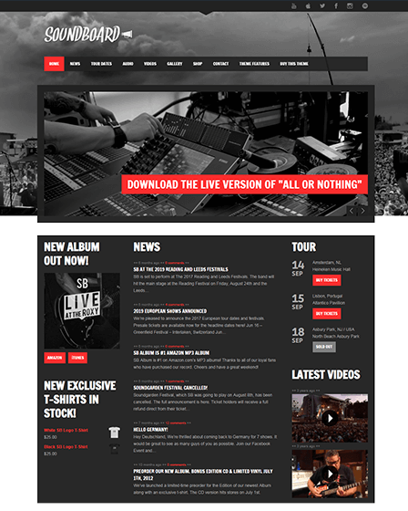 Music WP Theme