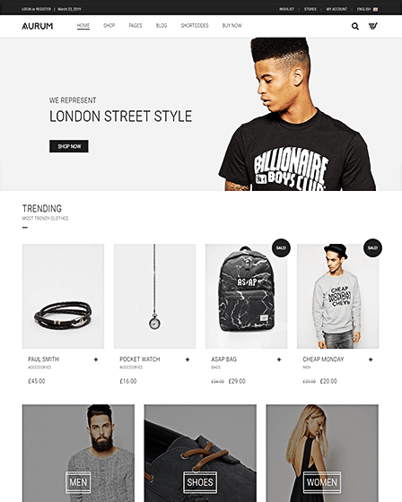 Shopping WordPress Theme