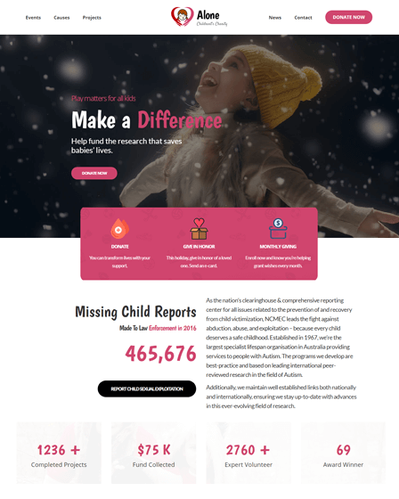 WordPress NGO Theme