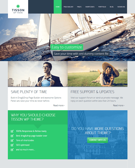 Responsive WordPress Business Theme