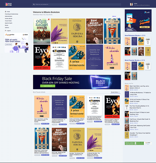 BBook - Online Book Store PHP Script | InkThemes