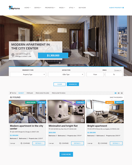 Real Estate Agency WordPress Theme