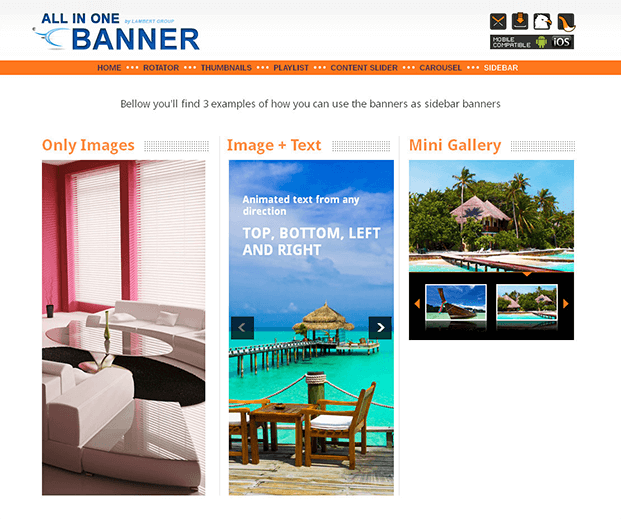 All In One Slider WordPress Responsive Slider Plugin InkThemes