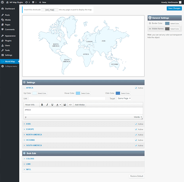 Interactive US Map - WordPress Plugin | InkThemes