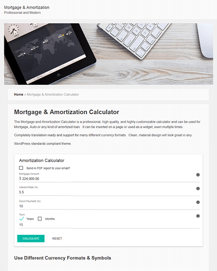 mortgage-loan-calculator-wordpress-plugin