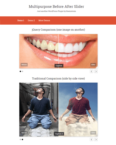 Before And After Slider Plugin