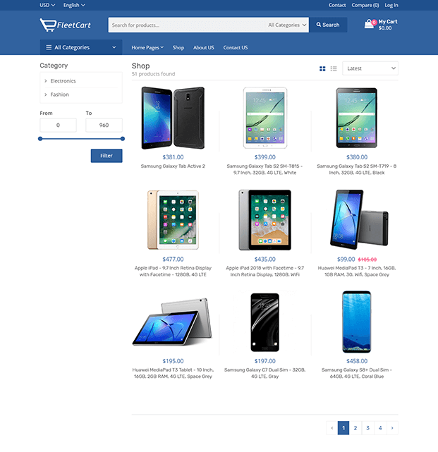 FleetCart - Laravel Ecommerce PHP Script | InkThemes