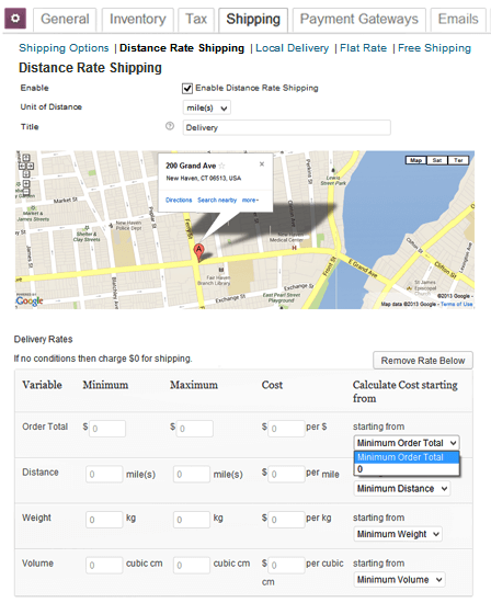 WordPress Shipping Plugin