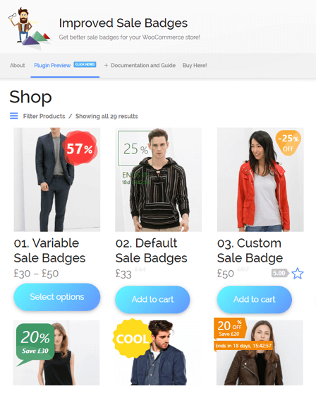 Thumb WooCommerce Sale Badge Plugin