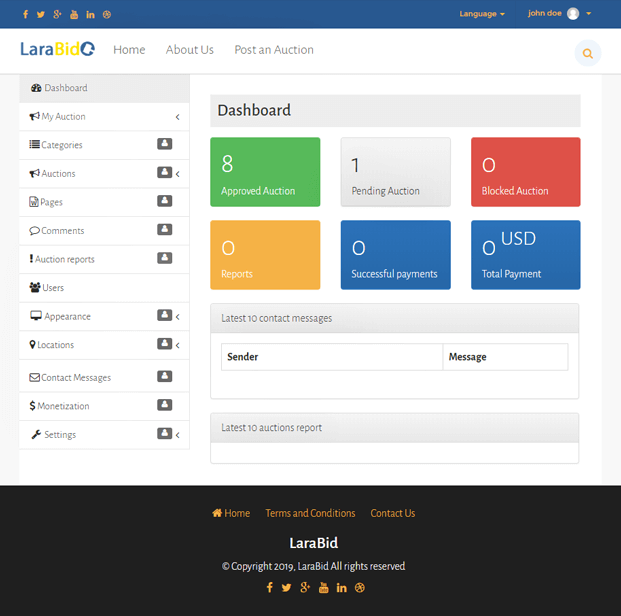 Larabid Advanced Php Auction Script Inkthemes Larabid Advanced Php Auction Script Inkthemes