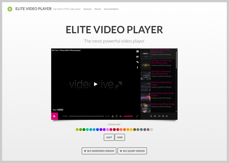 Elite - Live Streaming WordPress Plugins