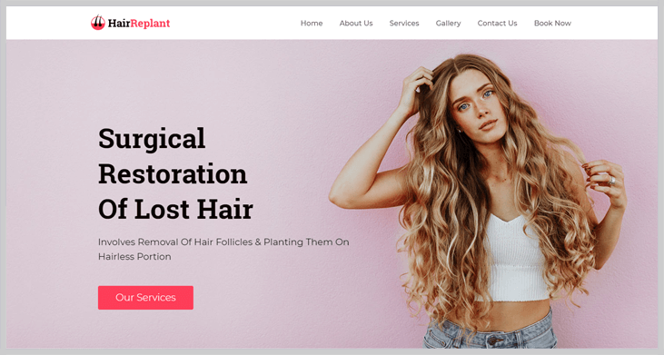 HairReplant - Elementor WordPress Themes