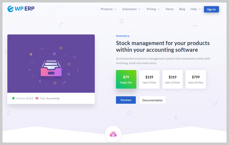 WP ERP - Best Inventory WordPress Plugins