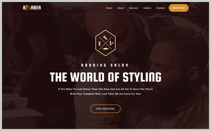 Barber - Elementor WordPress Themes