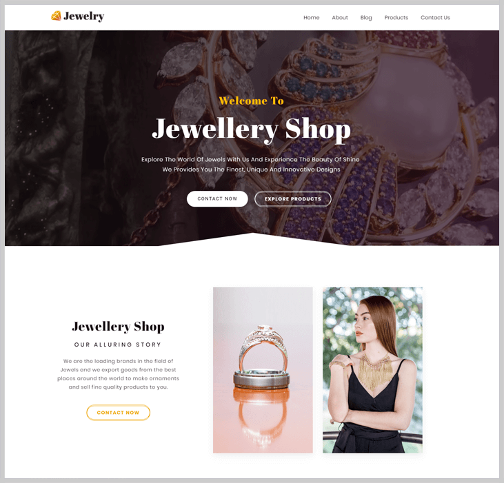 Jewelry - Elementor WordPress Themes