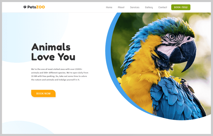  PetsZoo - Elementor WordPress Themes