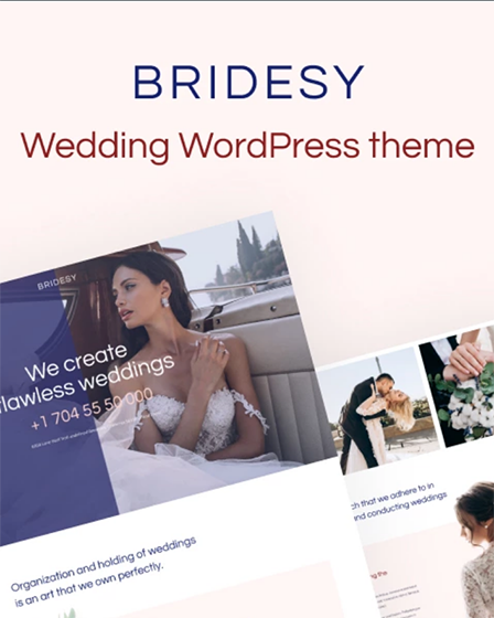 Bridesy - Tender And Neat Wedding WordPress Theme