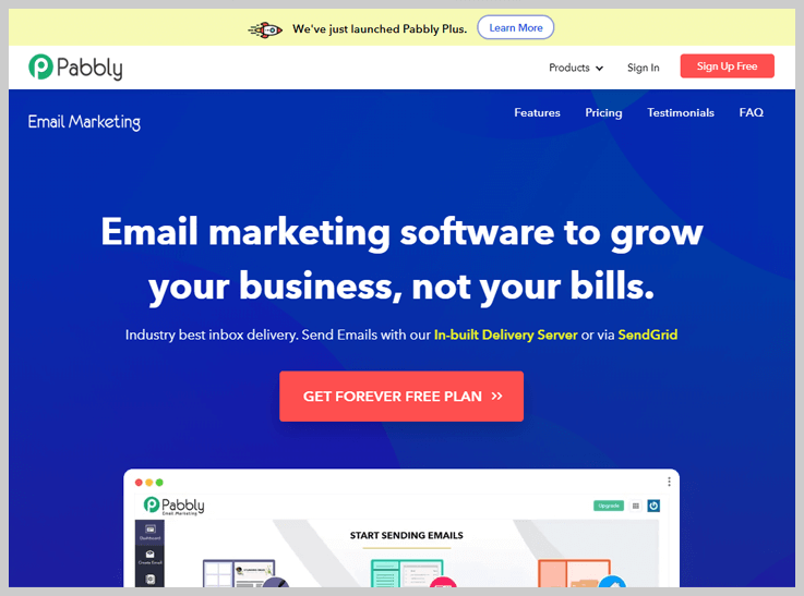 Pabbly Email Marketing - Free Template Builder