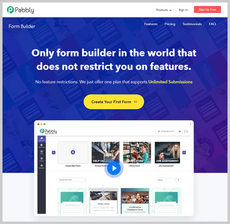 Pabbly Form Builder - Conditional Logic Form Builder