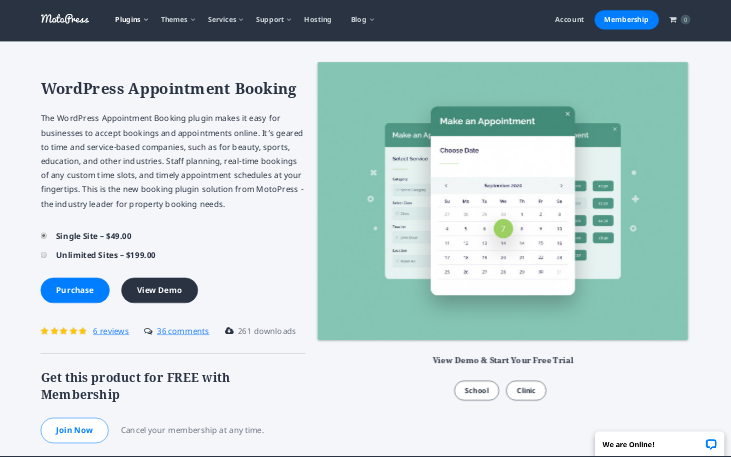 MotoPress Appointment Booking WordPress Plugin