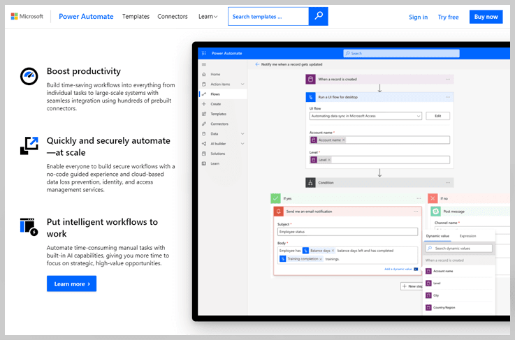 Power Automate - Integromat competitor